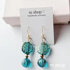 ハンドメイドピアス☆448