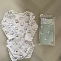 UNIQLO 肌着 長袖ボディスーツ80
