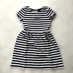 GapKids 半袖ボーダーワンピース 130cm
