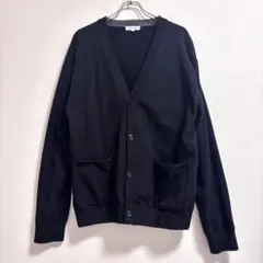 GLOBAL WORK ブラック Vネックカーディガン L