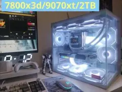 【新品】高性能自作PCー7800x3D/9070xt/2TB