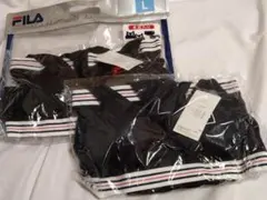 新品：FILA ハーフトップショーツ 4点セット Lサイズ：ネイビー・ブラック