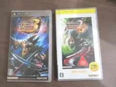 PSP モンスターハンター ポータブル２G　＆ 3rd　セット