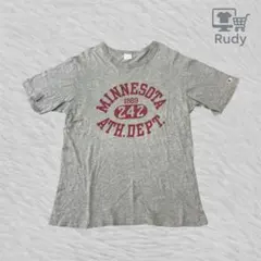 Champion チャンピオン Tシャツ XL ミネソタ カレッジロゴ グレー
