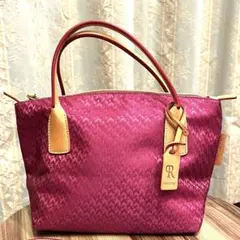 ✨極美品✨2WAY✨ロベルタピエリ ショルダーバッグ タタミ ナイロン ピンク色