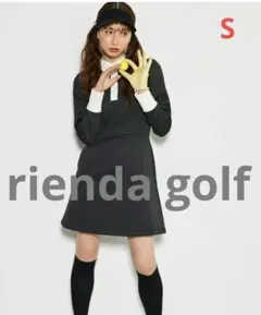 リエンダゴルフ♡パフスリーブ♡長袖/ワンピース♡S　ゴルフ/スポーツ