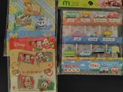 はたらくのりもの ポケモン ディズニー ピック お弁当　3点セットのサムネイル