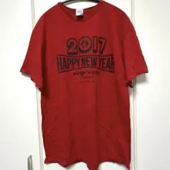 デルタ 半袖Tシャツ クルーネック ロゴ L 赤 綿 カジノのサムネイル