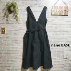 ジャンパースカート フレアワンピ ベルト付き 大人可愛い 着回し抜群 ゆったり