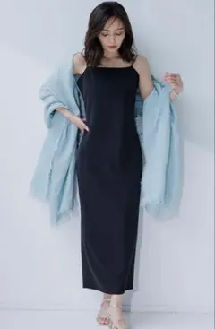 値下げ！anuans キャミソール ロングワンピース anuans ワンピース カシミヤブレンドキャミソールニット