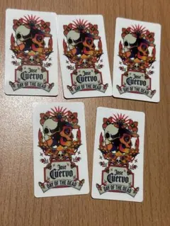 クエルボ非売品ステッカー赤5枚 DAY OF THE DEAD