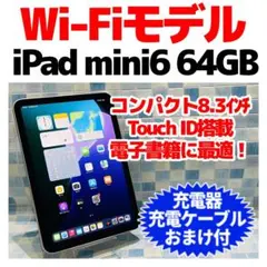Wi-Fi iPad mini 第6世代 本体 64GB スターライト 電池良好
