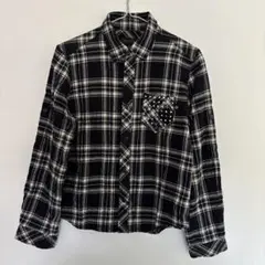 ワーラヴ！★スタッズ付きチェックシャツ