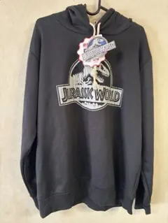 パーカー黒LL JURASSICWORLD
