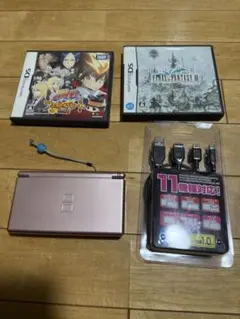 ピンク ニンテンドーDS Lite 本体 ゲームソフト2本付き