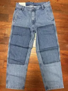 H&M Loose Fit パッチワークデニム