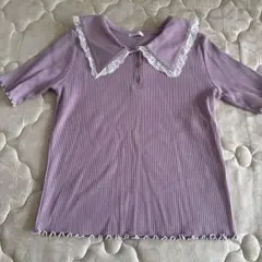 COLZA M パープル 半袖Tシャツ