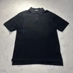 田中オム　90s コムデギャルソン　ポロシャツ　ブラック　半袖 90s コムデギャルソンオム 田中オム 半袖シャツ 開襟シャツ