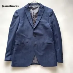 JournalWorksネイビー テーラードジャケット シングルボタン