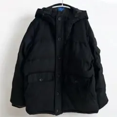 BEAMS ビームス ダウンジャケット 黒 XLフード付き 防寒 アウター