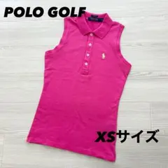 美品　ポロゴルフ　ラルフローレン　ノースリーブ　ポロシャツ　ピンク　XSサイズのサムネイル