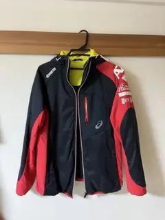アシックス　A77ウィンドブレーカー上　Mサイズ　裏起毛