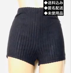 ニットショーパン【ニットパンツ】ブラック　※管理No.L2698