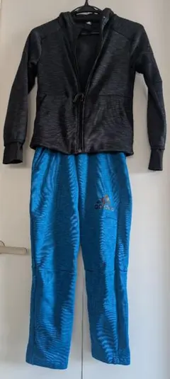 アディダス 裏起毛ジャージ セット 140