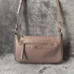 ゆ*む様 RUSSET エンボス加工 ピンクショルダーバッグ