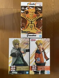 バンプレスト　NARUTO ナルト　ミナト　BORUTO ボルト　フィギュア
