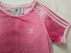 【8月中】アディダス　オリジナルス　ピンク　Tシャツ　タイダイ