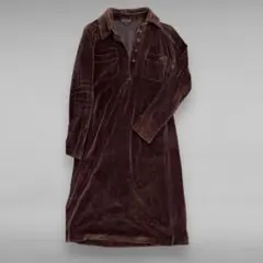 グッチ GUCCI ベロア ルームウェア ブラウン サイズ表記38 (XS相当)のサムネイル