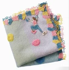 【新品・未使用】近沢レース　シーズンタオルハンカチ　ボルダリング（ピンクMIX）