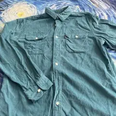 Levi's ターコイズ 長袖シャツ M 美品