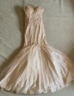 jean maclean　ジャンマクレーン　マーメイド　ドレス ベージュ　パニエ