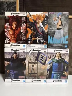 フィギュア ６点(キングダム　ブリーチ　刃牙)