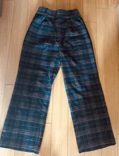 GlobalWork あったかウツクシルエットテーパードパンツ