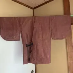 茶色 シンプル 道中着