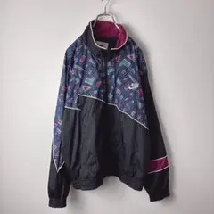90s NIKE キッズ　ナイロンジャケット　ジャンパー　古着　USA製　ナイキ