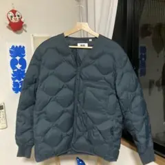 UNIQLO U リサイクルダウンジャケット M ブルー