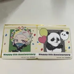 呪術廻戦 カフェ 5th Anniversary コースター 狗巻棘 パンダ