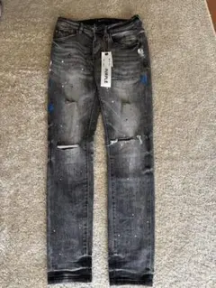 正規品PURPLE BRAND OIL SPILL スキニーデニム 30 新品 PURPLE BRAND OIL SPILL スキニーデニム 30 PURPLE Men's