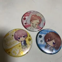 5等分の花嫁 Ichika Nakano & Miku 缶バッジセット