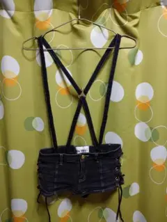 babyshoop サイドスピンドル サロペット ショートパンツ デニムのサムネイル