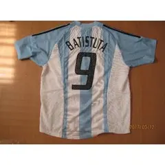 元アルゼンチン代表 ガブリエル・バティストゥータ選手 代表ユニフォーム