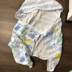 ほぼ新品 東京ディズニーシー タオル ドナルドダック UVカット フード付き