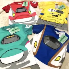 Tシャツ　新幹線　こまち　はやぶさ　かがやき　3枚セット　110　子供服　新品