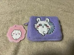 未使用◎ちいかわ　モモンガ　ふわふわミニポーチ