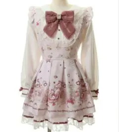 美品LIZLISA ManyHearts Afternoontea柄セットアップ