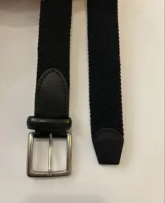 メンズ メッシュベルト ブラック